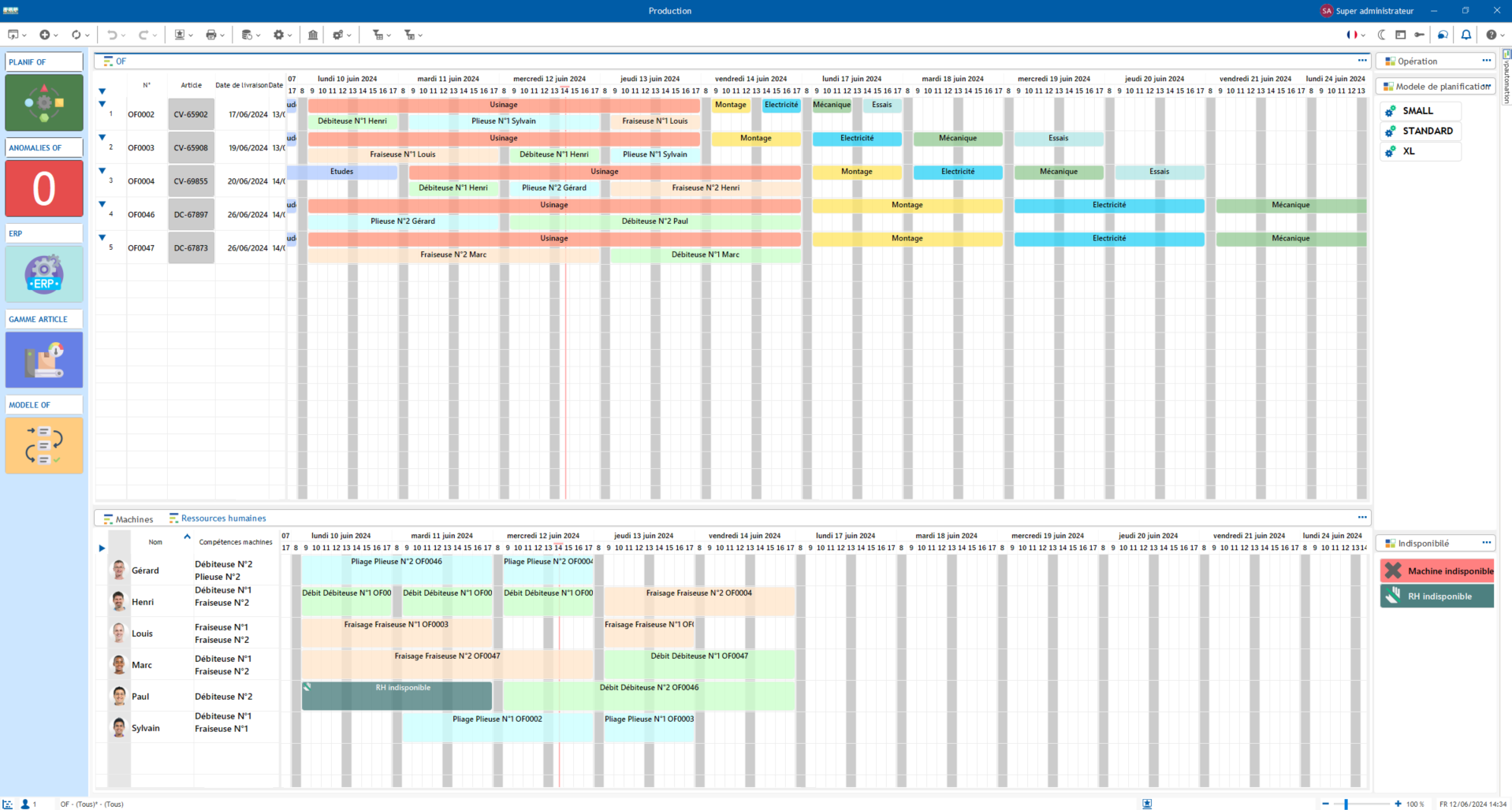 Schedule your activity automatically with Visual Planning's Automatic Scheduling.