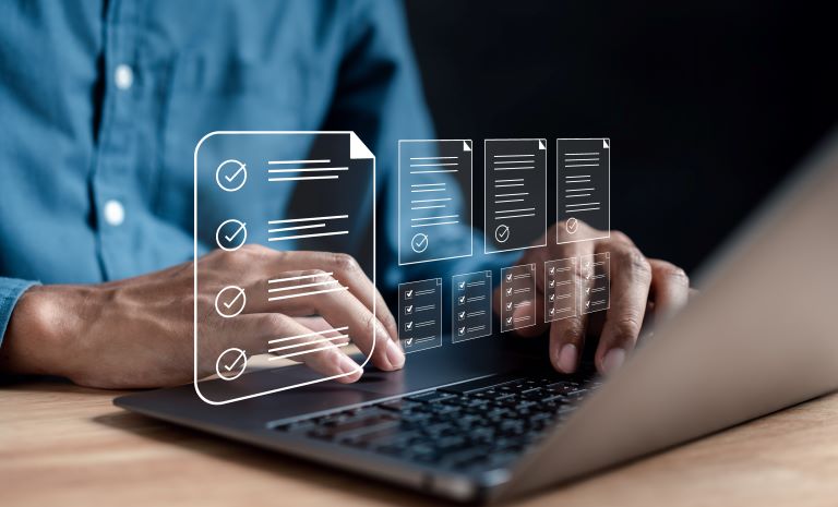 Man planning with software | Project management vs product management