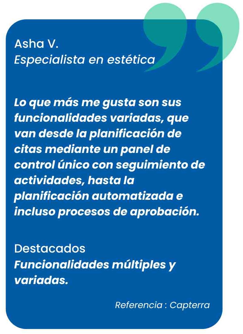 La opinión de Asha sobre Visual Planning