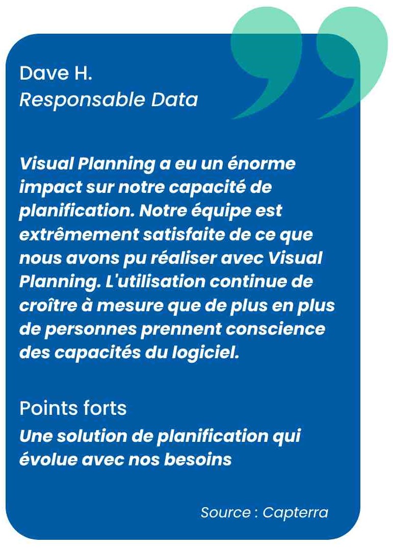 Avis Visual Planning Dave